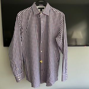Mens Banana Republic button down shirt slim fit XL